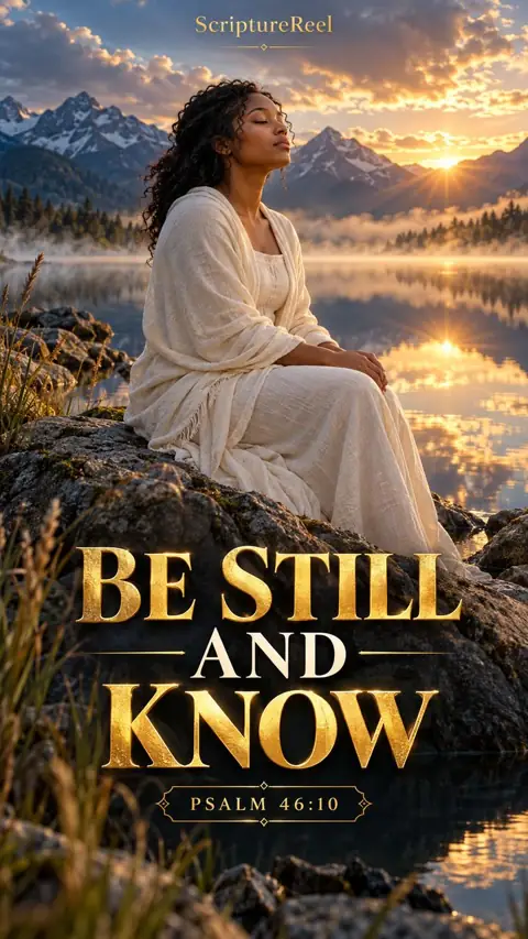 Psalm 46:10, Be still and know