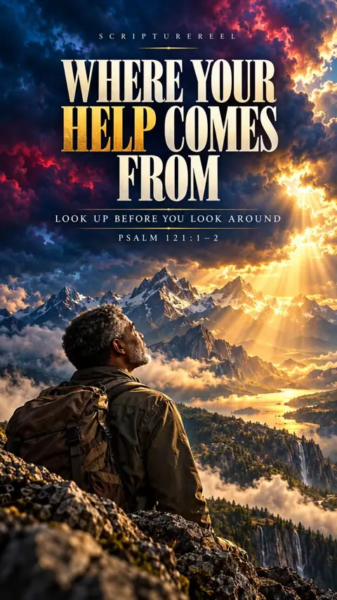 Psalm 121:1 to 2, Where your help comes from